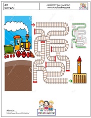 anaokulları için Labirent Bulmaca